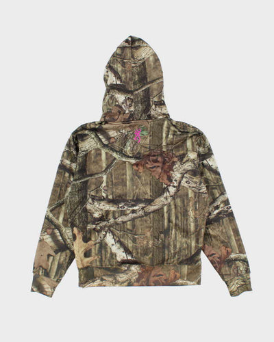 Vintage Y2K Women's Browning Camouflage Hoodie - S