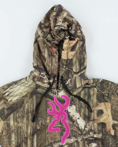 Vintage Y2K Women's Browning Camouflage Hoodie - S