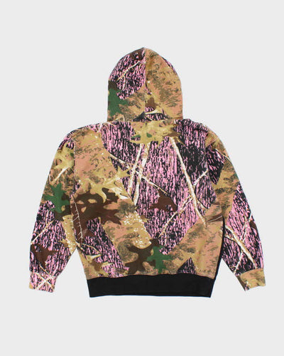 Vintage 2000's Women's Camouflage Hoodie - S