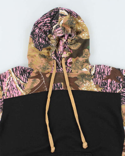 Vintage 2000's Women's Camouflage Hoodie - S