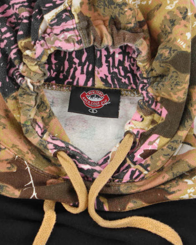 Vintage 2000's Women's Camouflage Hoodie - S