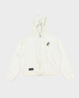Vintage 2000's Women's Embroidered Mickey Mouse Zip Up Hoodie - L