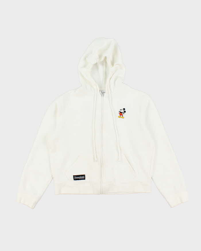 Vintage 2000's Women's Embroidered Mickey Mouse Zip Up Hoodie - L
