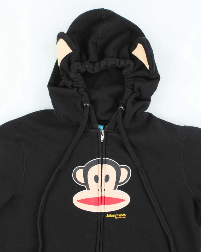 Vintage Y2K Women's Julius &amp; Friends by Paul Frank Zip Up Hoodie - L