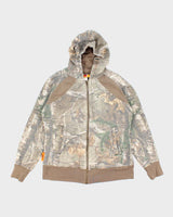 Vintage Y2K Women's She Outdoor Real Tree Camouflage Zip Up Hoodie - M