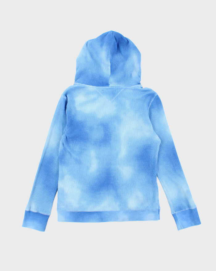 Vintage Y2K Women's Ralph Lauren Faded V-Neck Hoodie - M