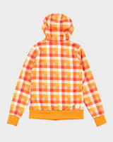 Vintage Y2k 00s Burton Checked Zip-Up Hoodie - M