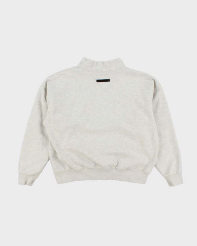 Vintage Essentials High Neck Spell Out Sweatshirt - S