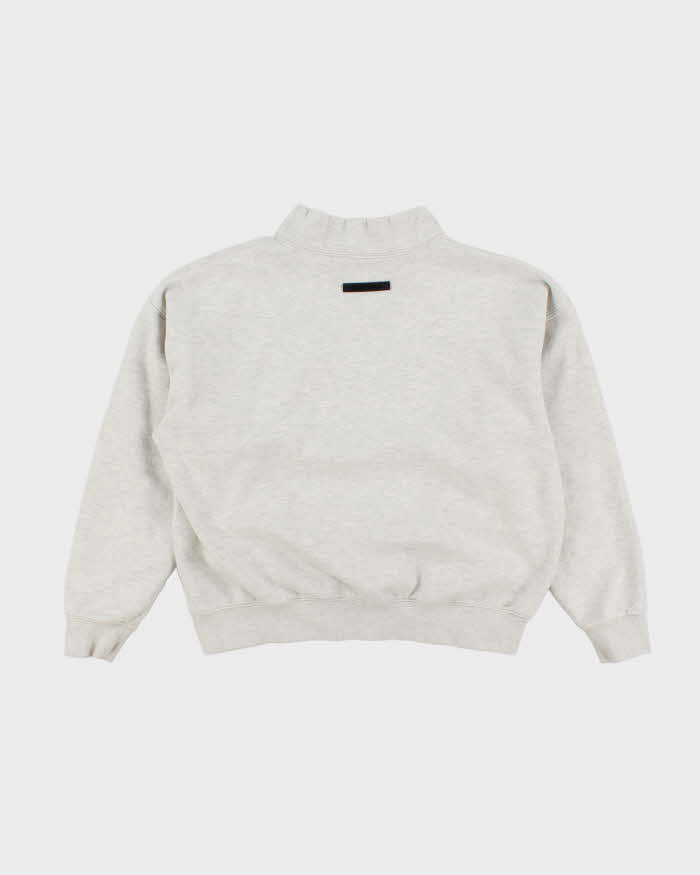 Vintage Essentials High Neck Spell Out Sweatshirt - S