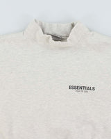 Vintage Essentials High Neck Spell Out Sweatshirt - S