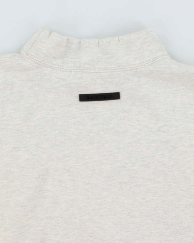 Vintage Essentials High Neck Spell Out Sweatshirt - S