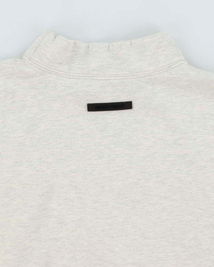 Vintage Essentials High Neck Spell Out Sweatshirt - S