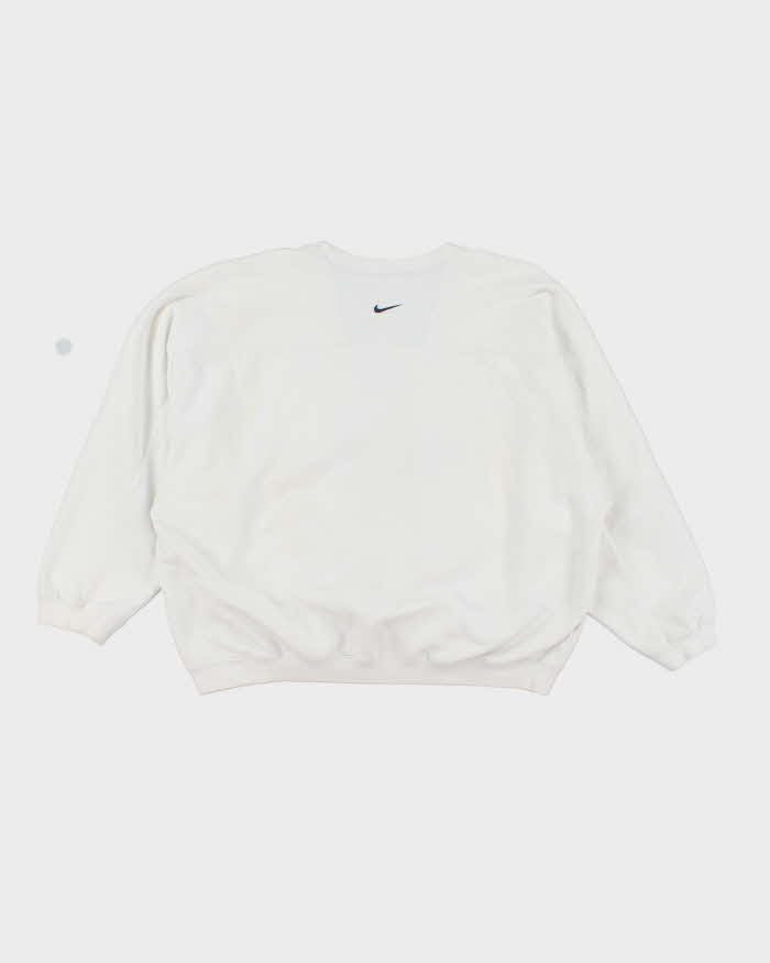 Vintage Y2K Nike Embroidered Logo Boxy Sweatshirt - M