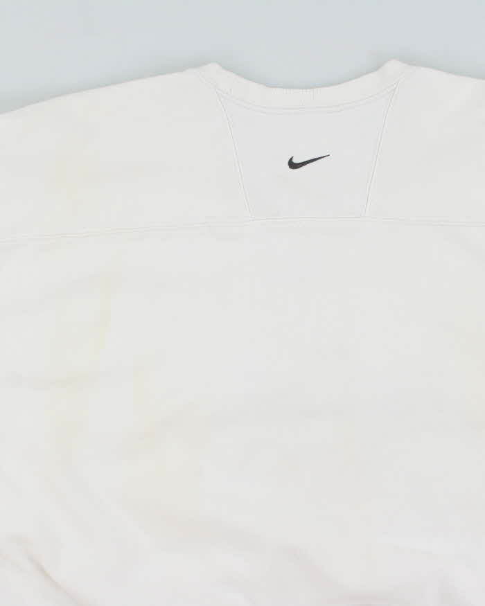 Vintage Y2K Nike Embroidered Logo Boxy Sweatshirt - M