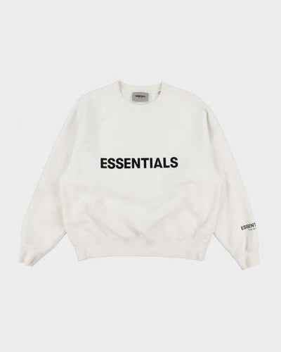 Essentials Fear of God Spell Out Boxy Sweatshirt - XS