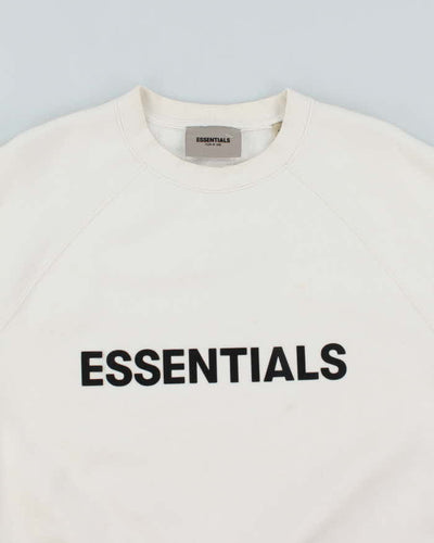 Essentials Fear of God Spell Out Boxy Sweatshirt - XS