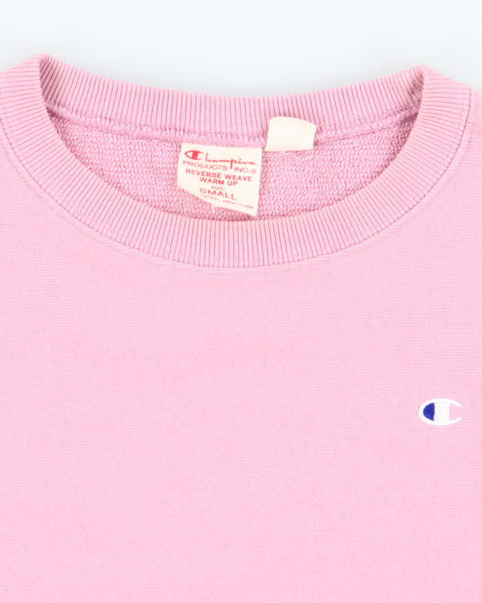Vintage 90s Champion Powder Pink Sweatshirt - S