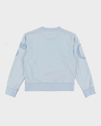 Vintage Y2K Guess Sequinned Wrapped Logo Sweatshirt - L