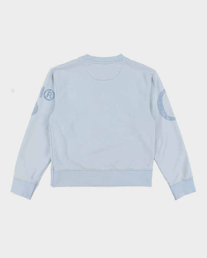 Vintage Y2K Guess Sequinned Wrapped Logo Sweatshirt - L