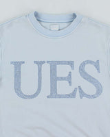 Vintage Y2K Guess Sequinned Wrapped Logo Sweatshirt - L