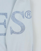 Vintage Y2K Guess Sequinned Wrapped Logo Sweatshirt - L