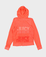 Vintage Y2K Juicy Couture Embroidered Zip Up Hoodie - S