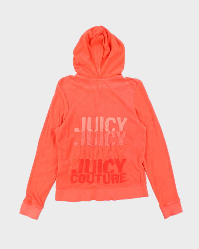 Vintage Y2K Juicy Couture Embroidered Zip Up Hoodie - S