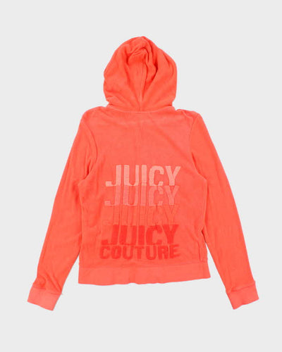 Vintage Y2K Juicy Couture Embroidered Zip Up Hoodie - S