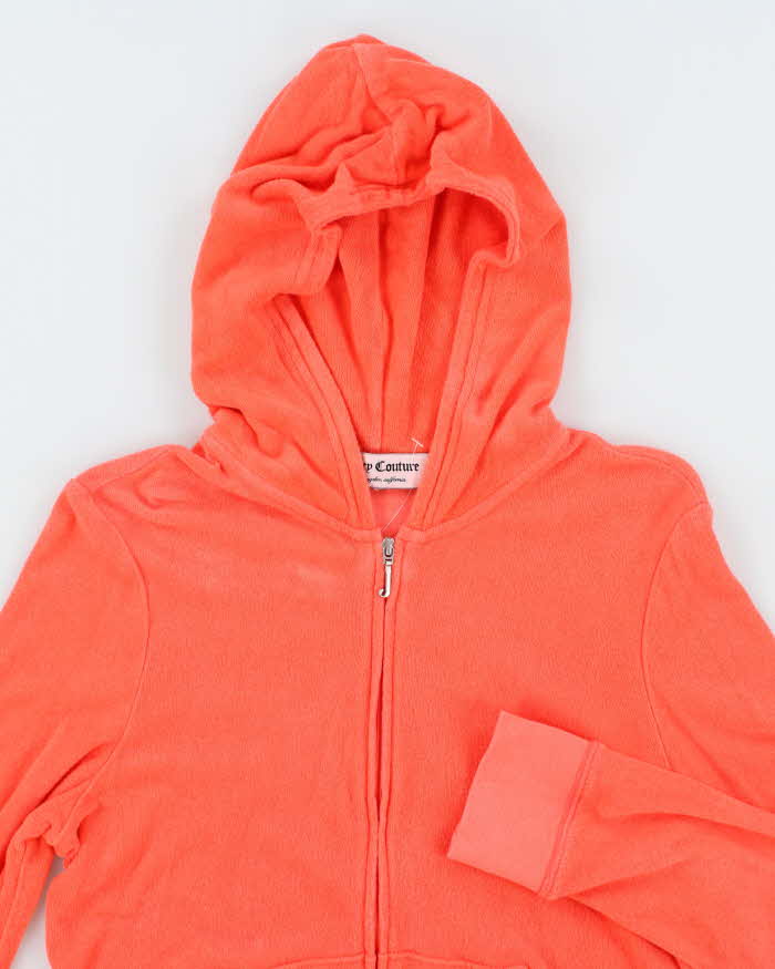 Vintage Y2K Juicy Couture Embroidered Zip Up Hoodie - S