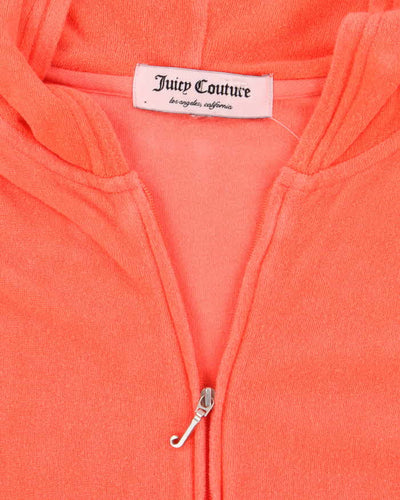 Vintage Y2K Juicy Couture Embroidered Zip Up Hoodie - S