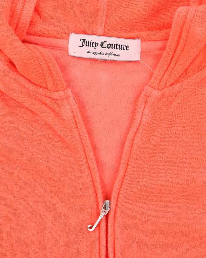 Vintage Y2K Juicy Couture Embroidered Zip Up Hoodie - S