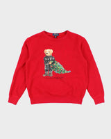 Vintage 2000's Ralph Lauren Winter Polo Bear Sweatshirt - L