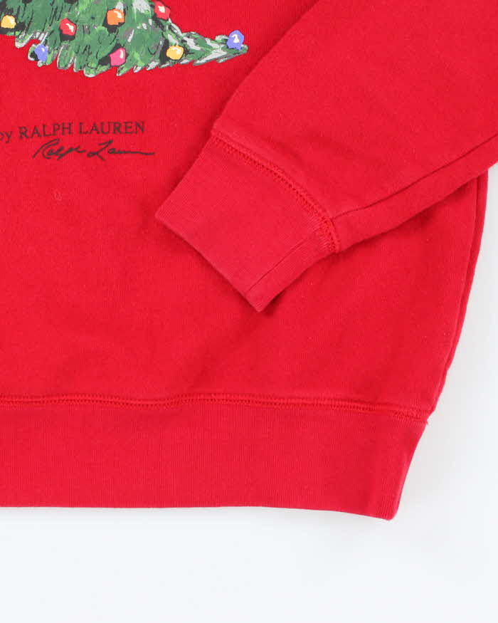 Vintage 2000's Ralph Lauren Winter Polo Bear Sweatshirt - L