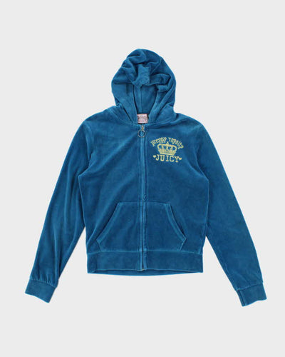 Vintage Y2K Juicy Couture Embroidered Zip Up Hoodie - M