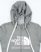 Women's The North Face Grey Zip Up Hoodie - S