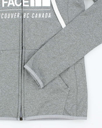 Women's The North Face Grey Zip Up Hoodie - S