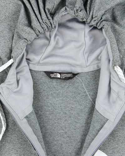 Women's The North Face Grey Zip Up Hoodie - S