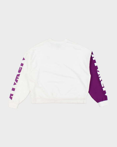 Vintage Y2K Air Walk Cropped Graphic Print Sweatshirt - XS