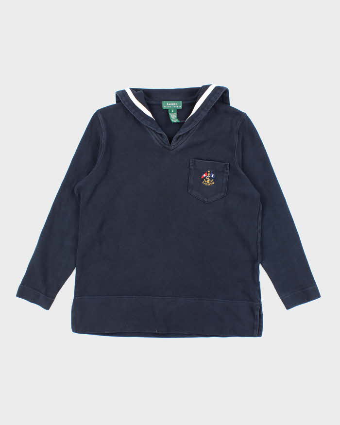 Salor Ralph Vintage Ralph Lauren Sailor Collar Jumper - S – Rokit