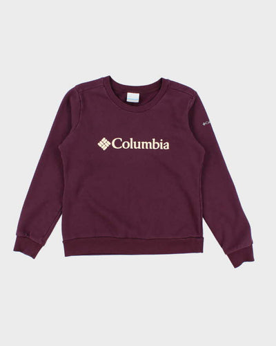 Columbia Purple Crew Neck Sweatshirt - S