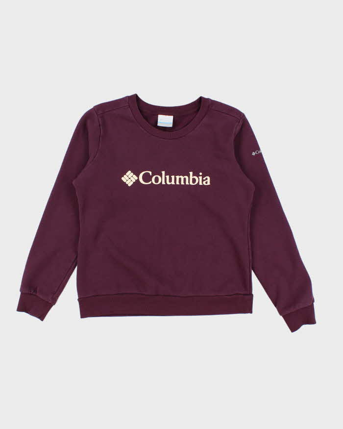 Columbia Purple Crew Neck Sweatshirt - S