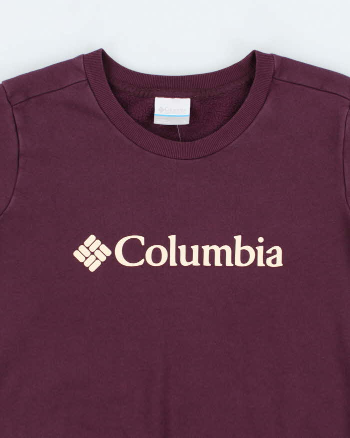Columbia Purple Crew Neck Sweatshirt - S