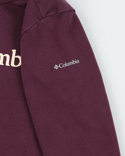 Columbia Purple Crew Neck Sweatshirt - S