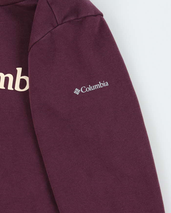 Columbia Purple Crew Neck Sweatshirt - S