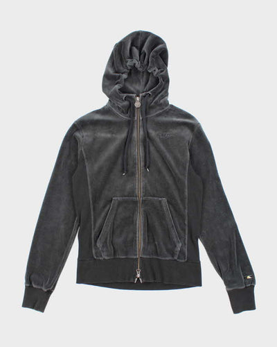 Vintage Y2K Nike Velour Zip Up Hoodie - M