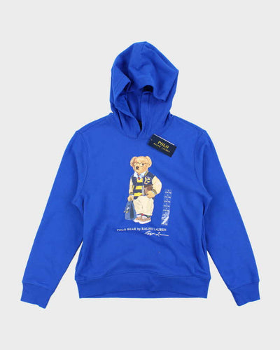 Vintage Ralph Lauren Deadstock with Tags Polo Bear Graphic Hoodie - L