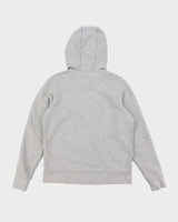 Carhartt Grey Zip-Up Hoodie - M