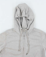 Carhartt Grey Zip-Up Hoodie - M