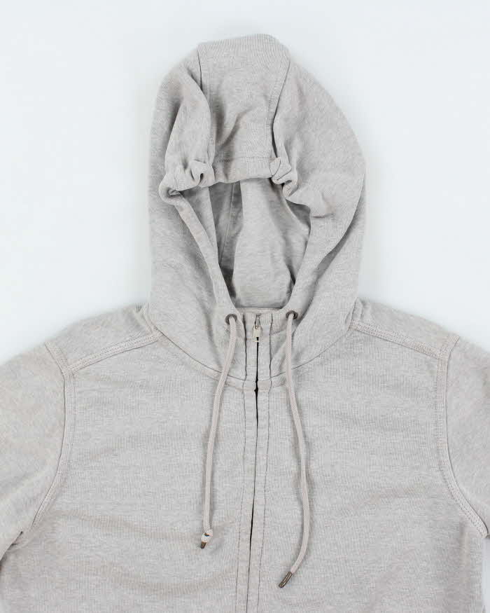 Carhartt Grey Zip-Up Hoodie - M
