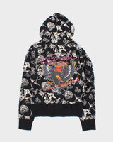Vintage Y2k 00s Vancl Ed Hardy Zip-up Hoodie - M